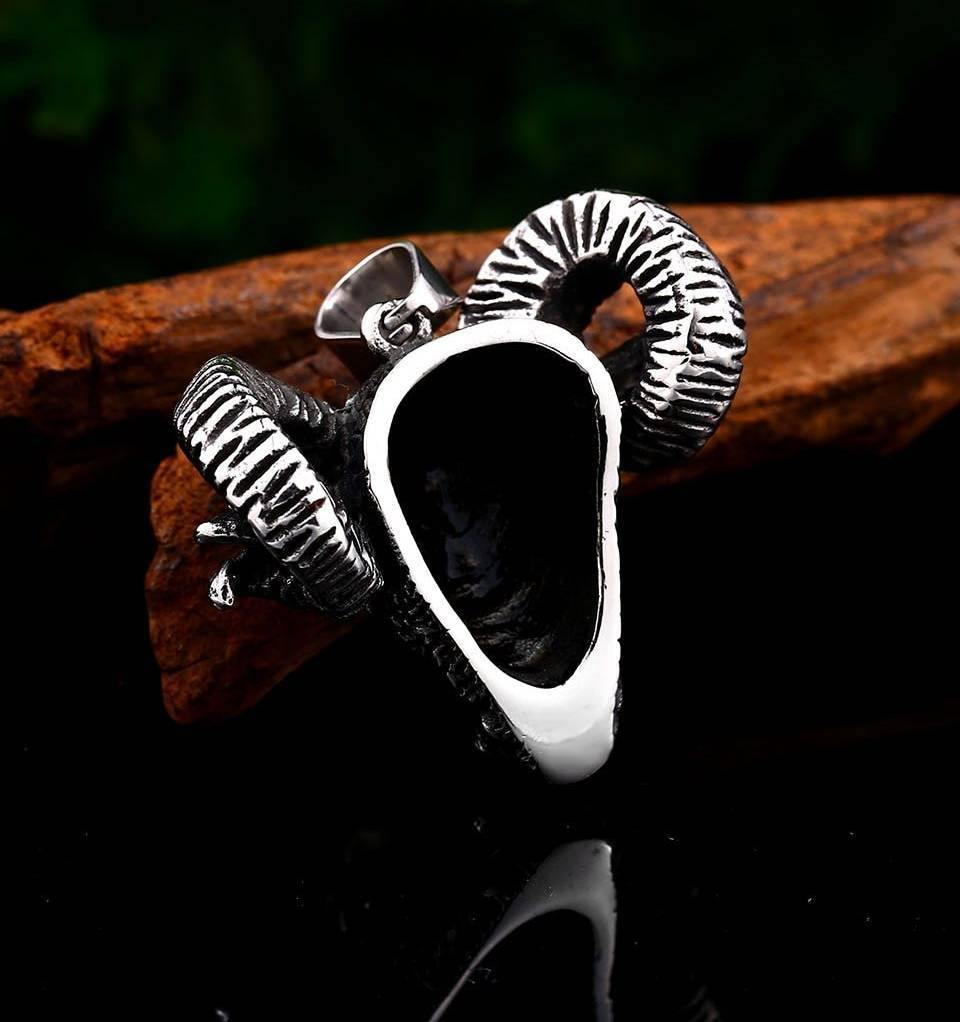 Baphomet Goat with Third Eye Necklace - Wyvern's Hoard