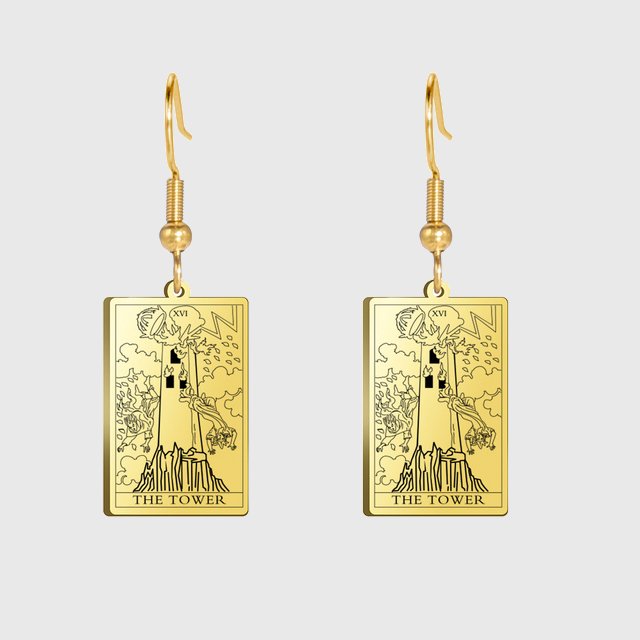 Tarot Card Earrings (Major Arcana)