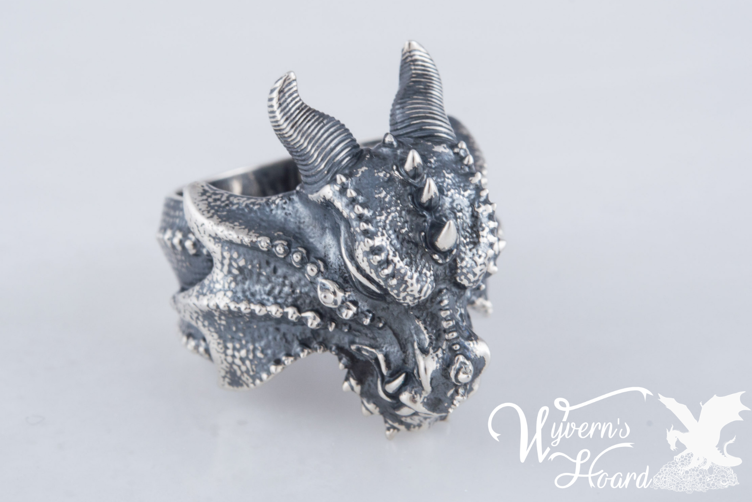 Dragon's Head Sterling Silver Ring
