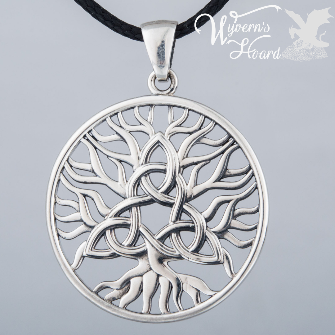 Tree of Life with Triquetra Necklace