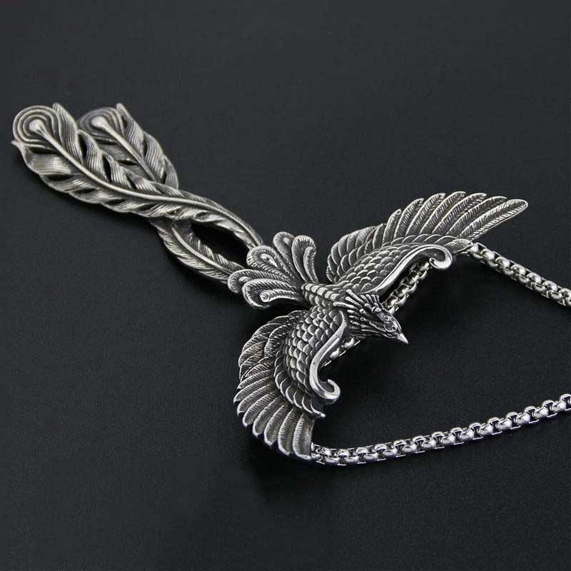 Soaring Phoenix Necklace - Wyvern's Hoard