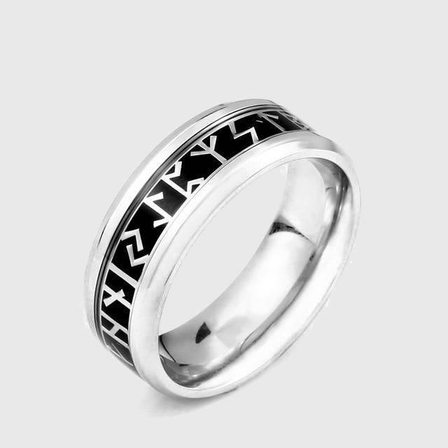 Elder Furthark Runes Rings - Wyvern's Hoard