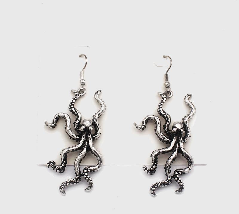 Enraged Kraken Earrings - Wyvern's Hoard