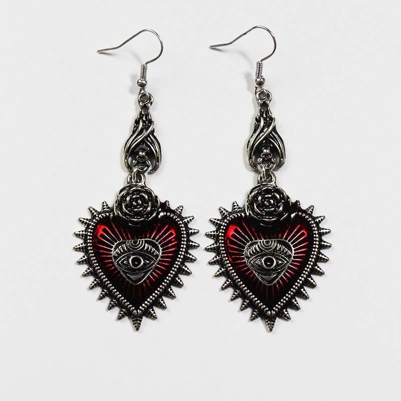 Blood Guardians Earrings - Wyvern's Hoard
