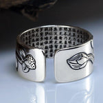Heart Sutra Lotus Ring - Wyvern's Hoard