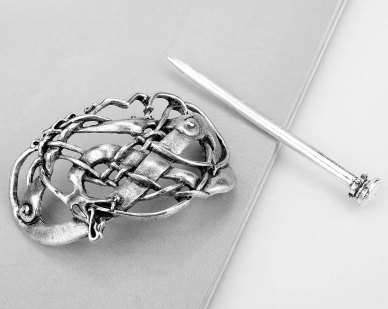 Celtic Knots Hair Stick Barrettes - Wyvern's Hoard