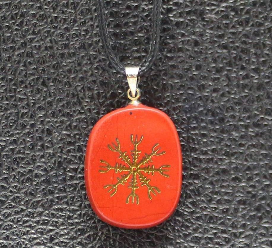 Ægishjálmr Gemstone Necklace - Wyvern's Hoard