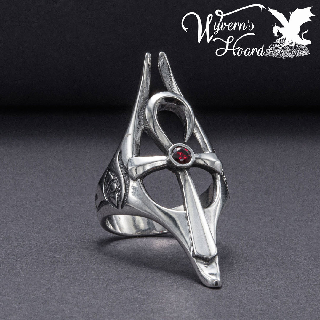 Scarabaeus Ankh Ring