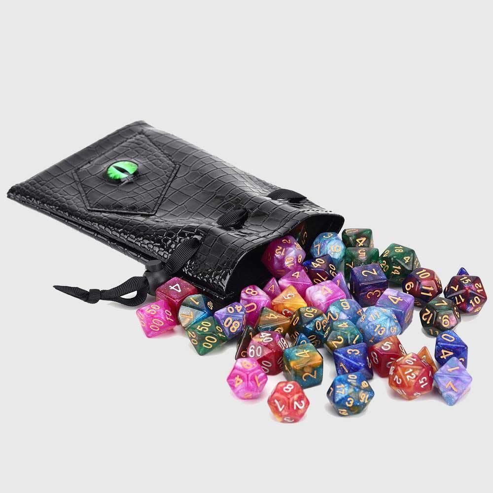 Dragon's Eye Drawstring Dice Bag - Wyvern's Hoard