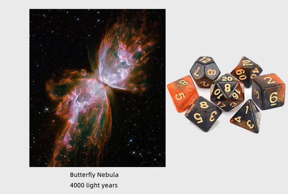 Galactic Space Dice Sets - Wyvern's Hoard