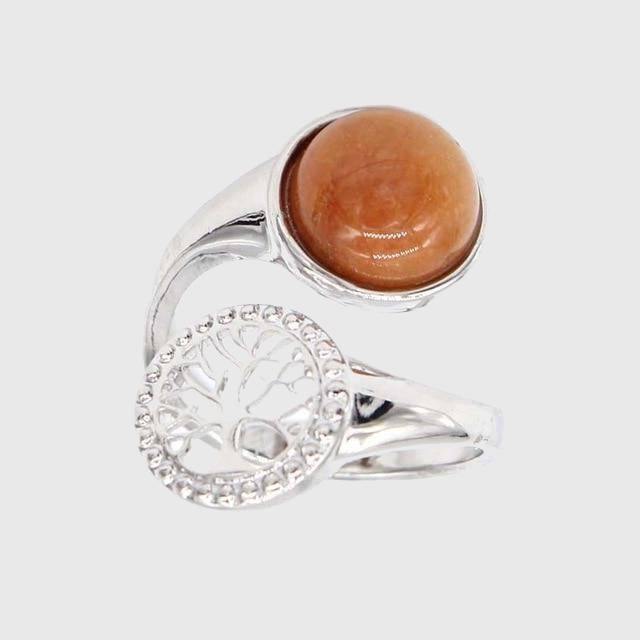 Tree of Life Natural Stone Rings - Wyvern's Hoard