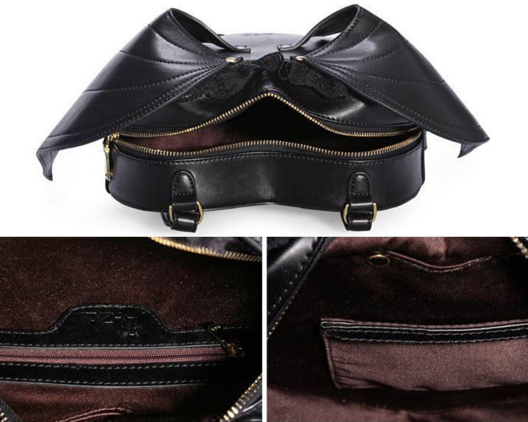 Bat Wings Leather Backpack - Wyvern's Hoard