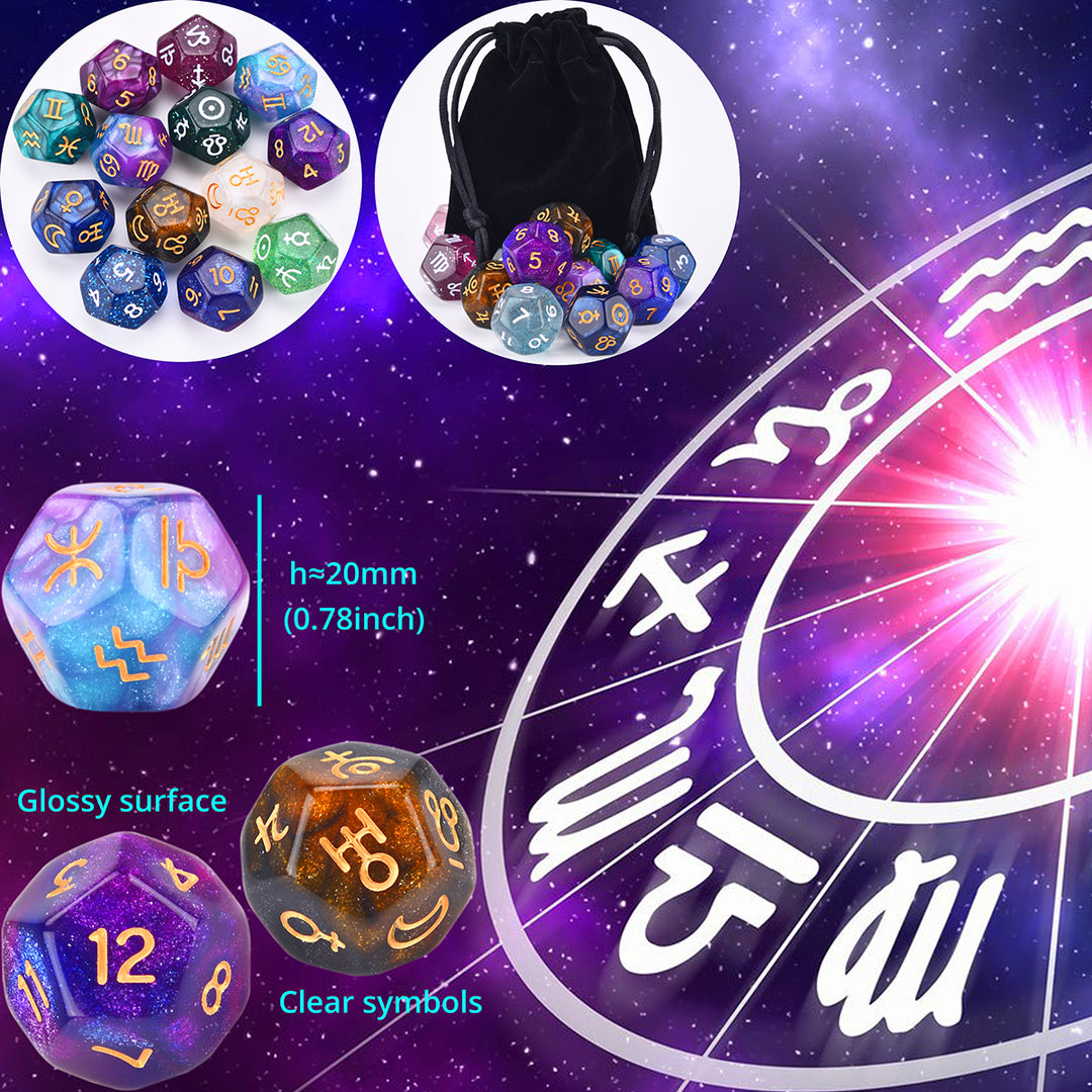 Astrological Divination Dice Set