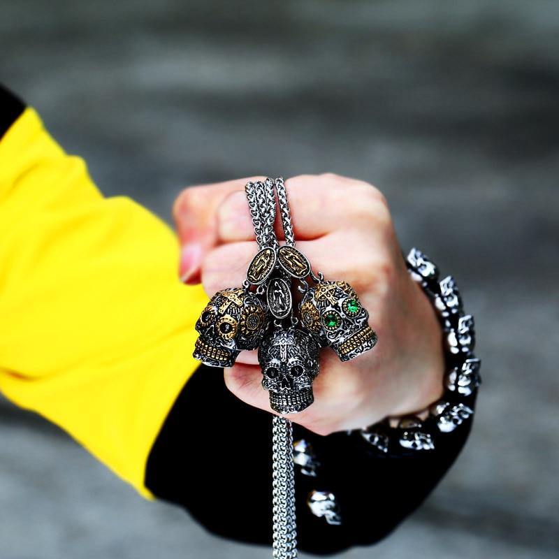 Calavera Skull Necklaces - Wyvern's Hoard