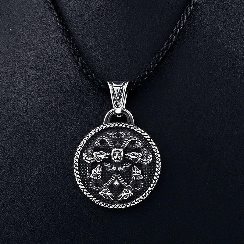 Medusa Medallion Necklace - Wyvern's Hoard