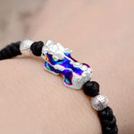 Sterling Silver Color Changing Kirin Bead Bracelets - Wyvern's Hoard