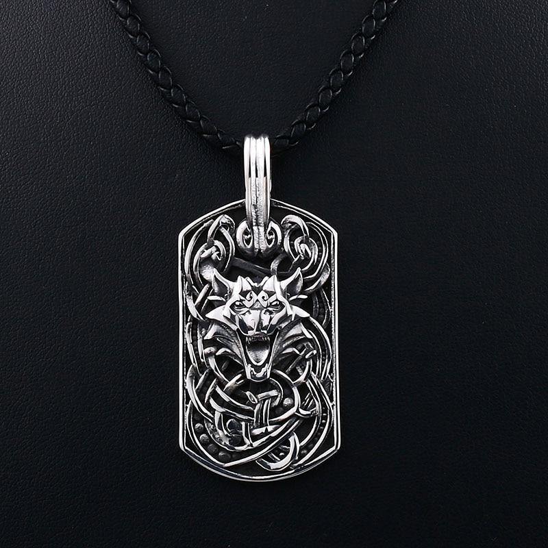 Wolf's Howl Amulet Necklace - Wyvern's Hoard