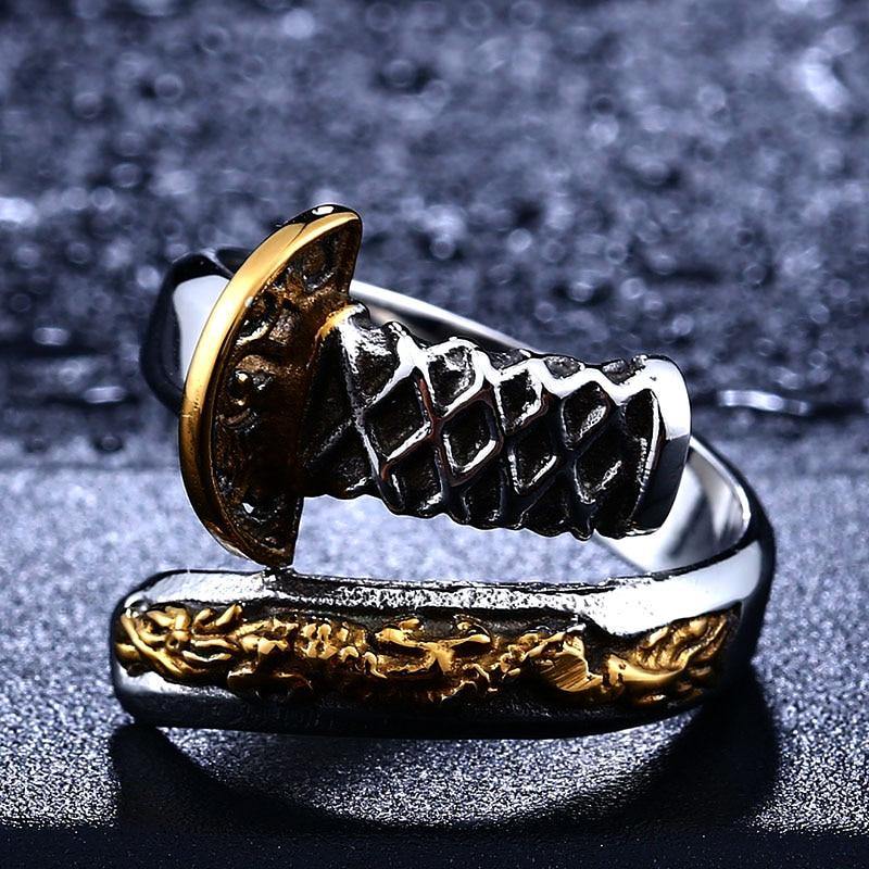 Amakuni's Dragon Katana Ring - Wyvern's Hoard