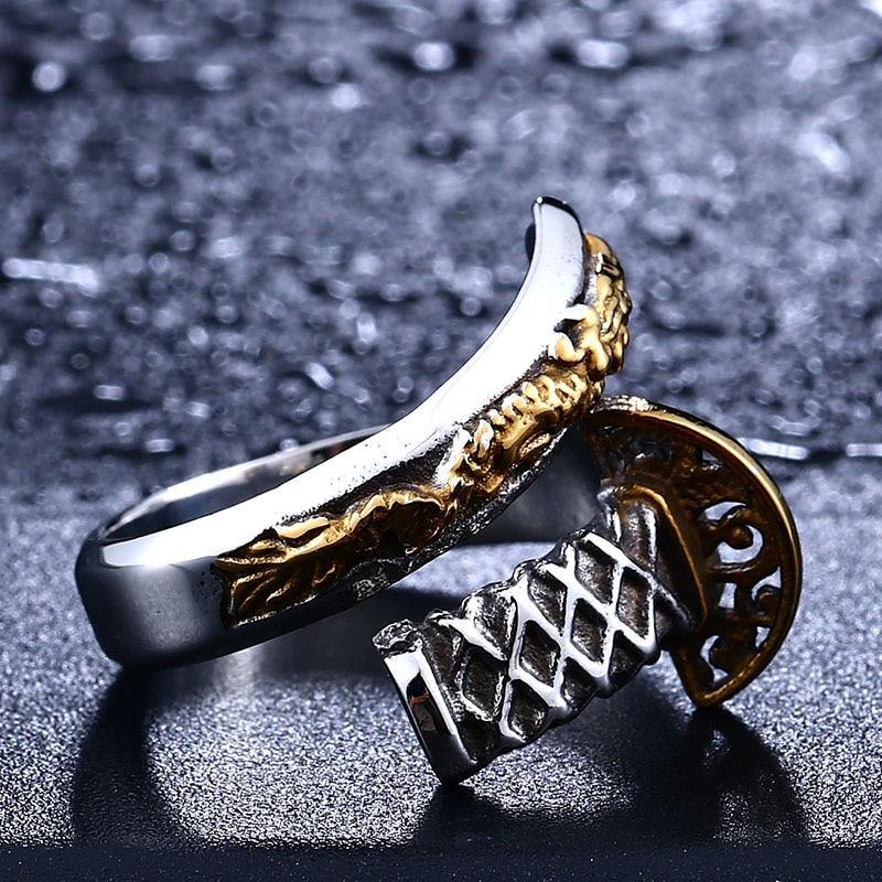 Amakuni's Dragon Katana Ring - Wyvern's Hoard