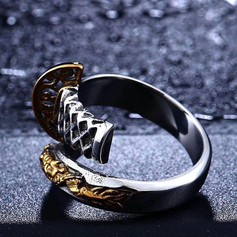 Amakuni's Dragon Katana Ring - Wyvern's Hoard