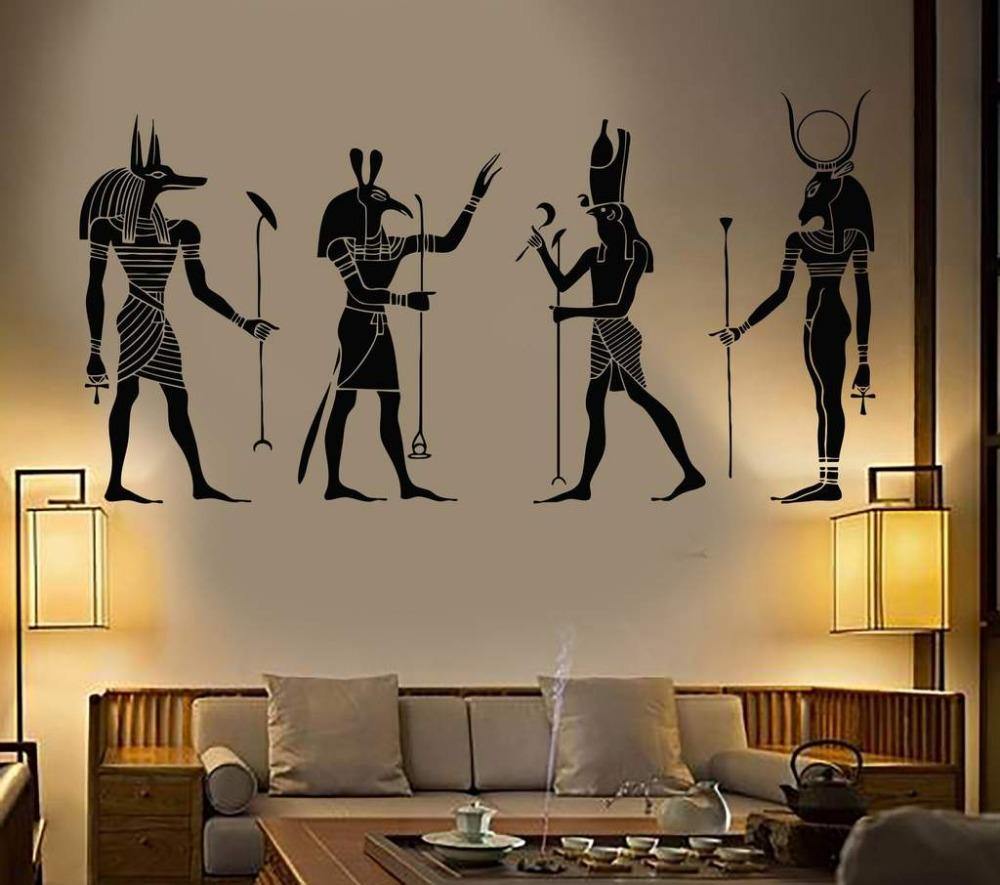 Egyptian Pantheon Wall Decals - Wyvern's Hoard