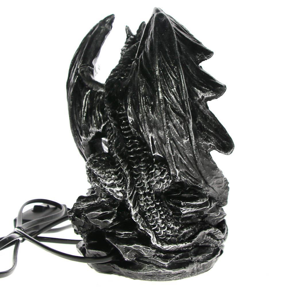 Double Headed Dragon Plasma Ball Figurine - Wyvern's Hoard