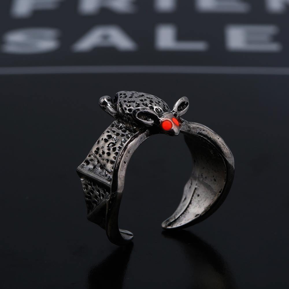 Glow in the Dark Flying Bat Ring - Wyvern's Hoard