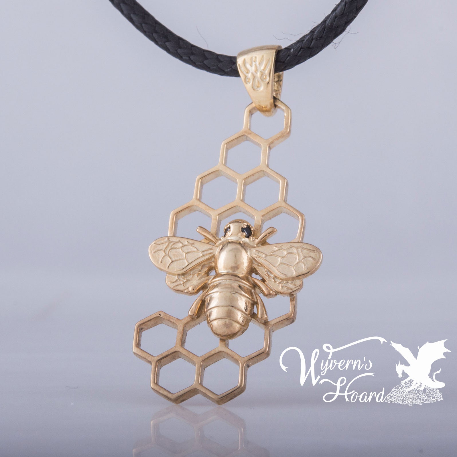 Honey Bee Sterling Silver Necklace