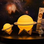 Saturn 3D Lamp - Wyvern's Hoard