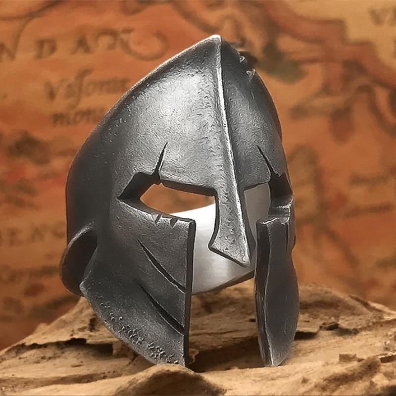 Spartan Helmet Ring - Wyvern's Hoard
