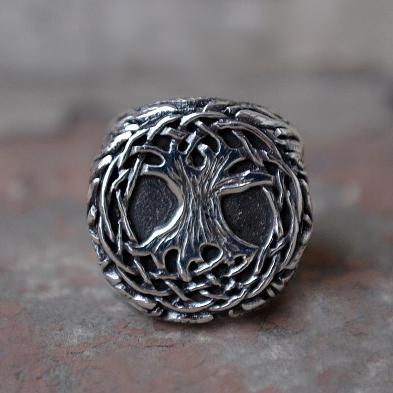 Yggdrasil Stainless Steel Ring