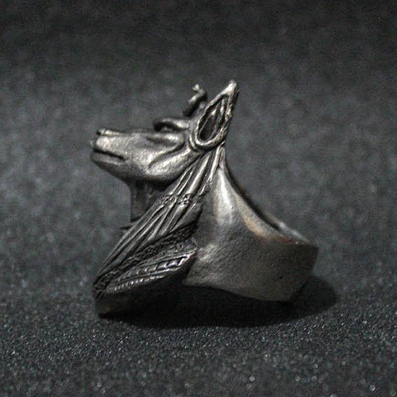 Jackal Anubis Ring - Wyvern's Hoard