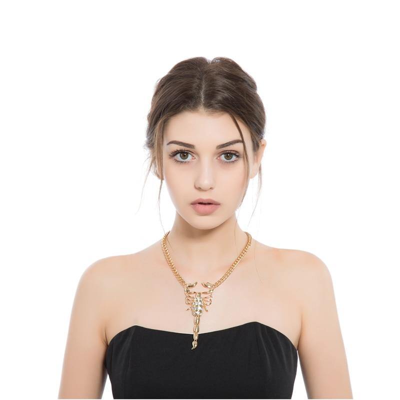 Crystal Scorpion Necklace - Wyvern's Hoard