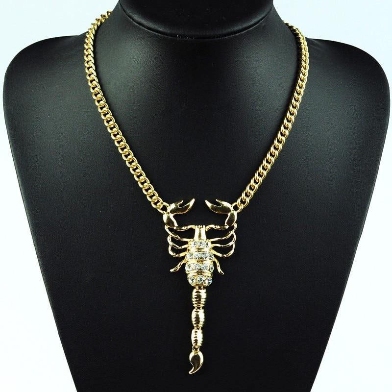 Crystal Scorpion Necklace - Wyvern's Hoard