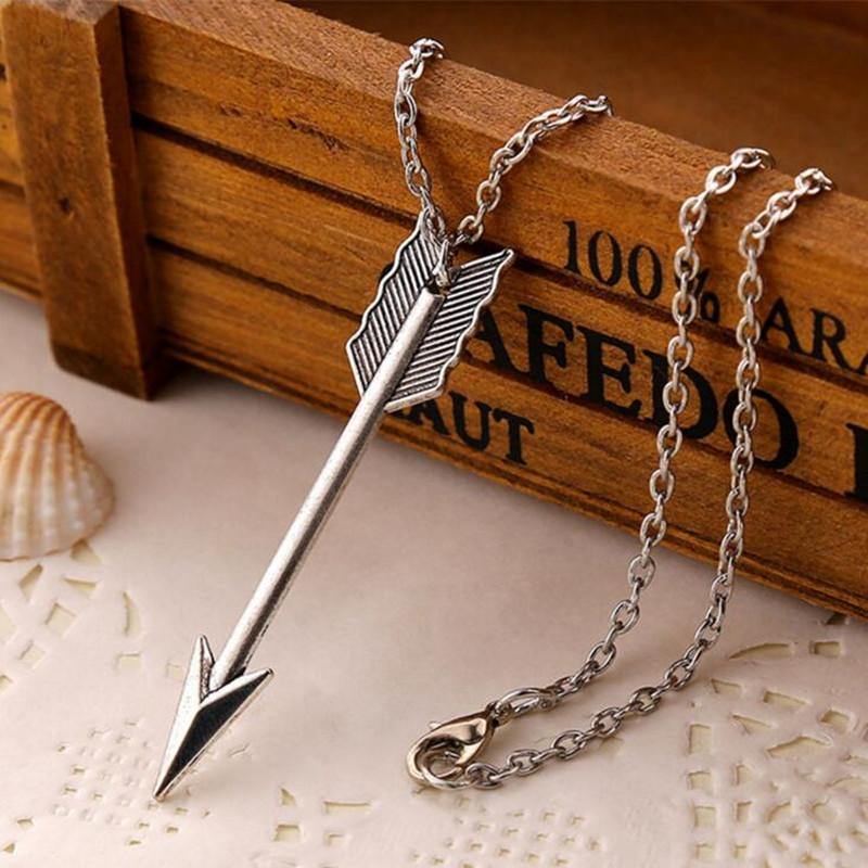 Silver Arrow Necklace - Wyvern's Hoard