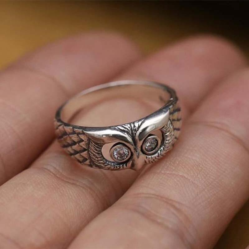 Midnight Owl Ring - Wyvern's Hoard