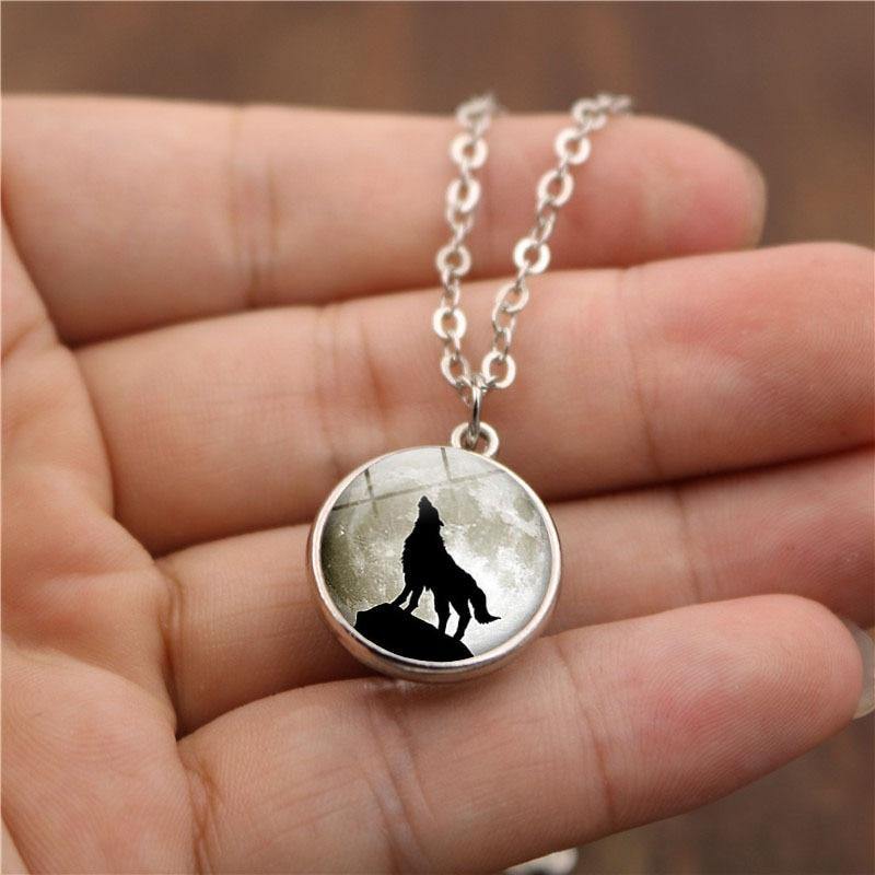 Wolf Moon Sphere Necklaces - Wyvern's Hoard
