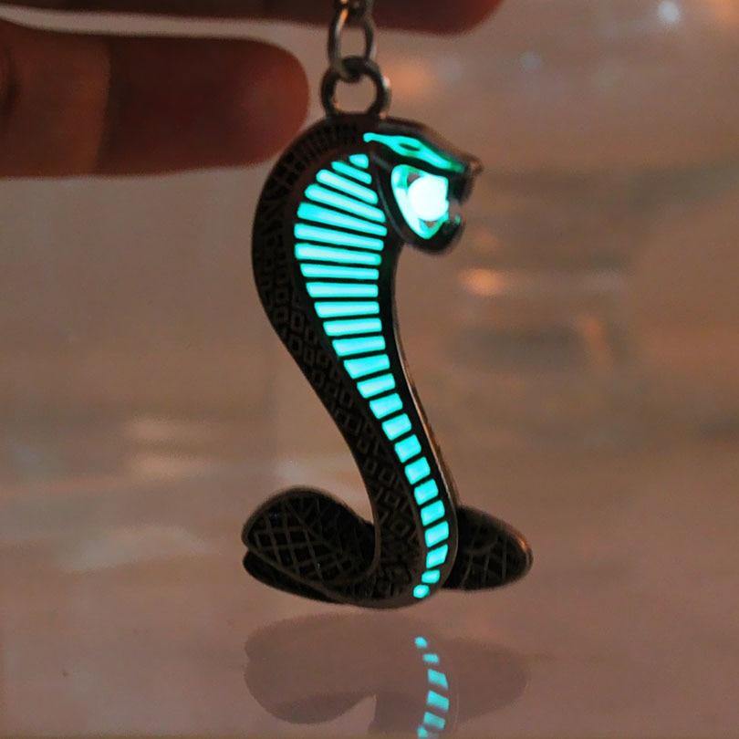 Glow In The Dark Cobra Keychain - Wyvern's Hoard