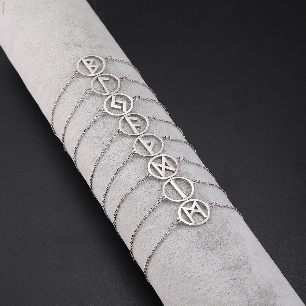 Minimalist Elder Futhark Bracelet