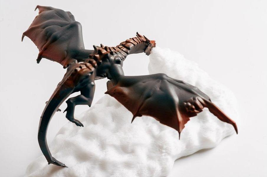 Dragon Fire LED Lamps - Wyvern's Hoard