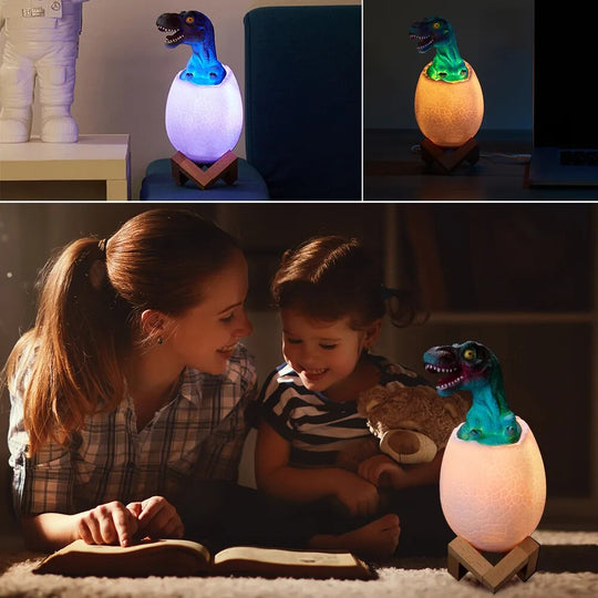 Hatching Baby Dinosaur LED Night Lights Wyvern s Hoard