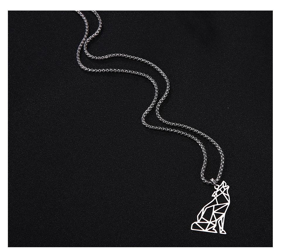 Geometric Wolf Necklaces - Wyvern's Hoard