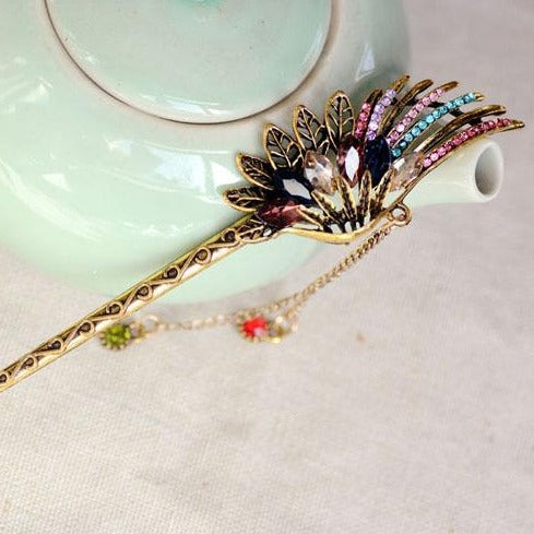 Phoenix Feathers Hair Stick