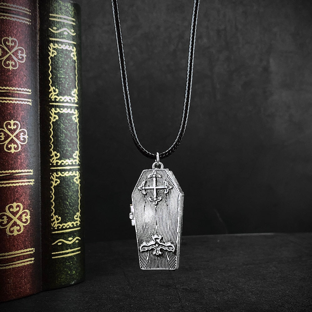 Ancient Skeleton's Casket Necklace