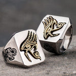 Wadjet Eye of Horus Signet Ring - Wyvern's Hoard
