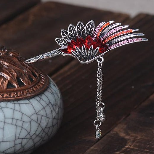 Phoenix Feathers Hair Stick