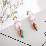 Rainbow Unicorn Earrings
