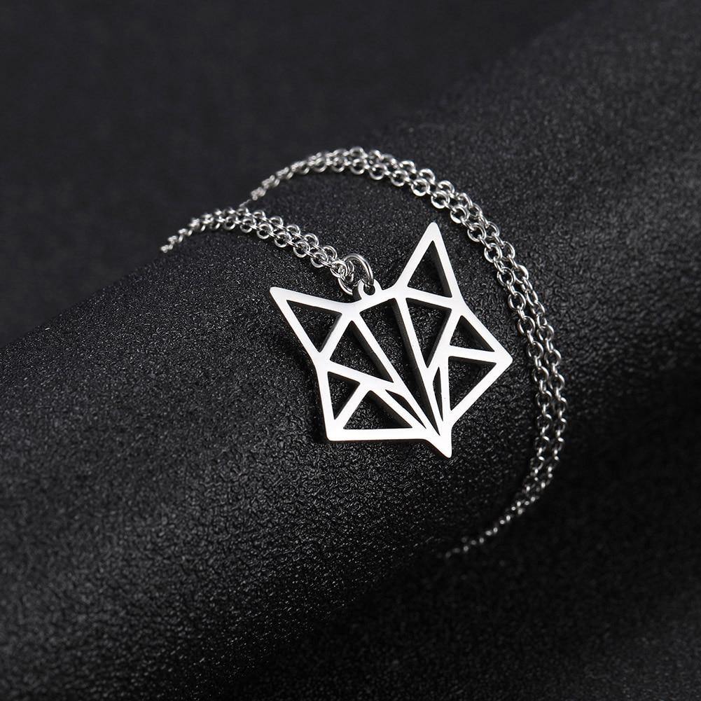 Geometric Fox Ring & Necklace - Wyvern's Hoard