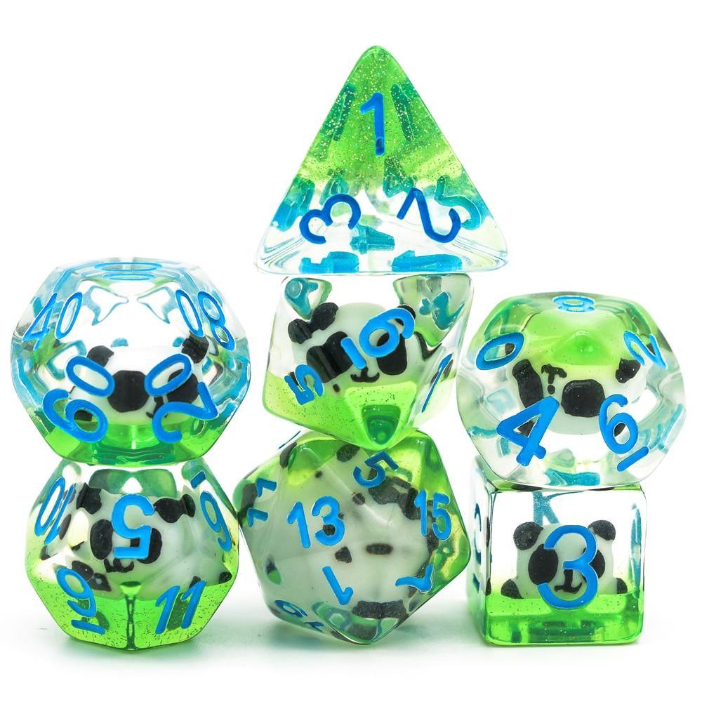 Panda Cubs Dice Set - Wyvern's Hoard