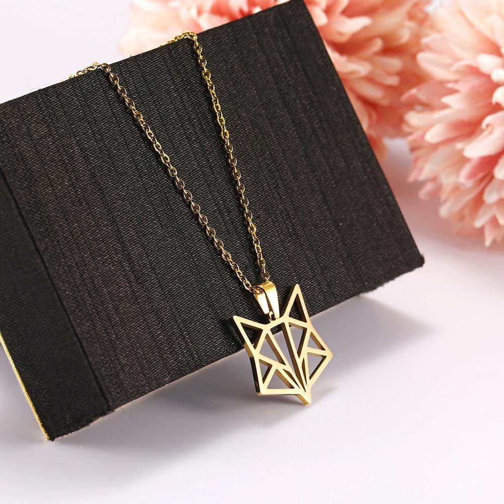 Geometric Fox Ring & Necklace - Wyvern's Hoard